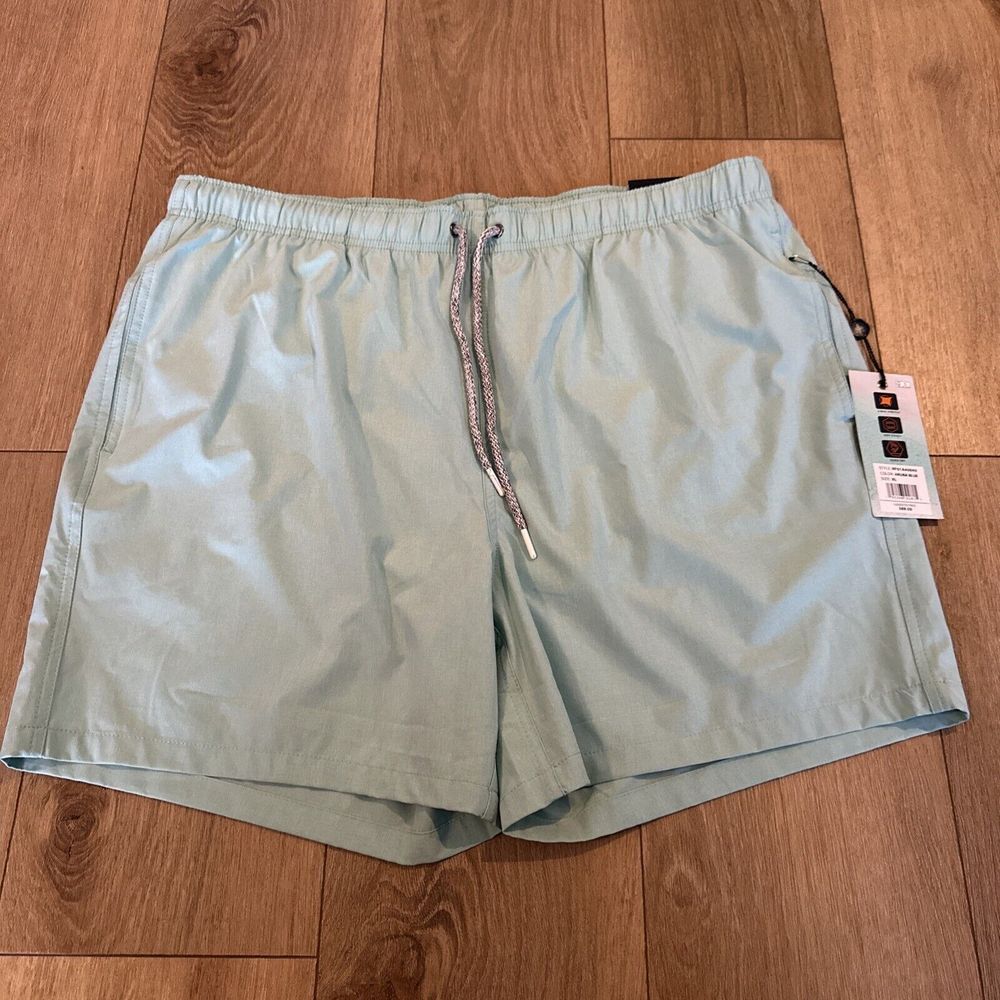 Rainforest Men's Mesh Brief Lined Shorts Pockets Stretch XL Drawstring NEW